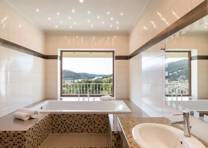 View Villas-corfu-villa Christos-4 Bedrooms-big Private Pool-sea View-prime Location