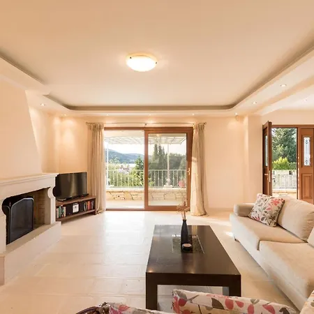 Vilă View Villas-corfu-villa Christos-4 Bedrooms-big Private Pool-sea View-prime Location Kassiopi