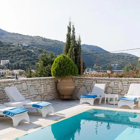Vilă View Villas-corfu-villa Christos-4 Bedrooms-big Private Pool-sea View-prime Location *