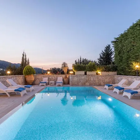 Vilă View Villas-corfu-villa Christos-4 Bedrooms-big Private Pool-sea View-prime Location