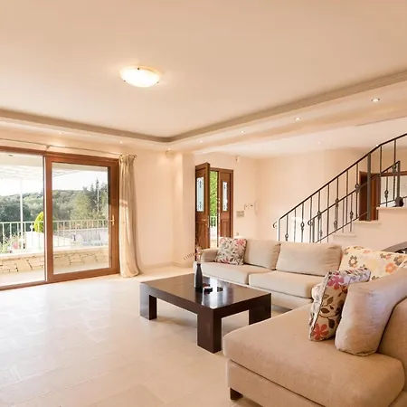 Villa View Villas-corfu-villa Christos-4 Bedrooms-big Private Pool-sea View-prime Location