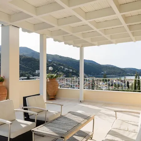 View Villas-corfu-villa Christos-4 Bedrooms-big Private Pool-sea View-prime Location *