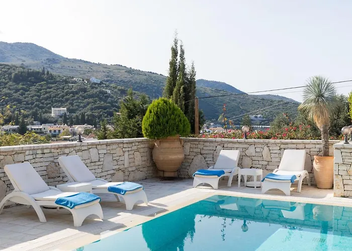 Villa View Villas-corfu-villa Christos-4 Bedrooms-big Private Pool-sea View-prime Location *