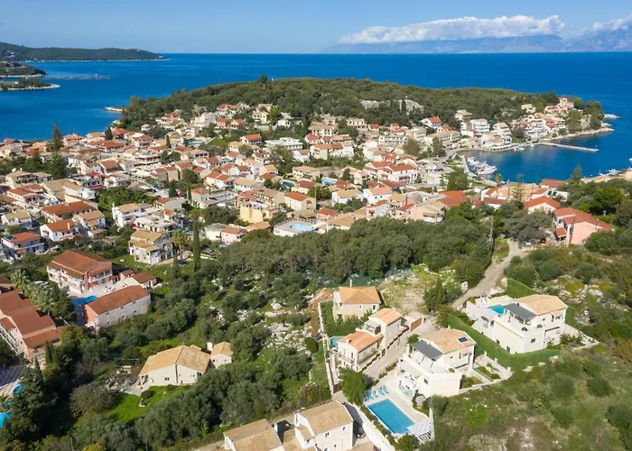 View Villas-corfu-villa Christos-4 Bedrooms-big Private Pool-sea View-prime Location *