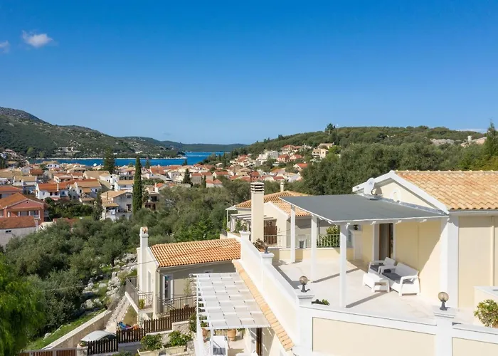 Willa View Villas-corfu-villa Christos-4 Bedrooms-big Private Pool-sea View-prime Location Kassiopi