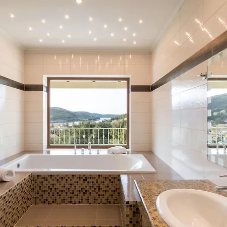 View Villas-corfu-villa Christos-4 Bedrooms-big Private Pool-sea View-prime Location