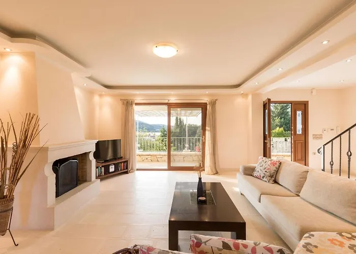 Vila View Villas-corfu-villa Christos-4 Bedrooms-big Private Pool-sea View-prime Location Kassiopi