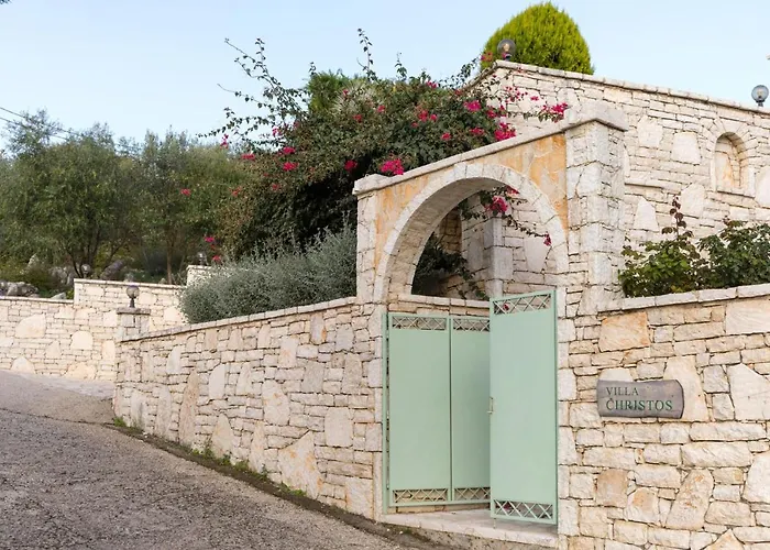 View Villas-corfu-villa Christos-4 Bedrooms-big Private Pool-sea View-prime Location * Kassiopi